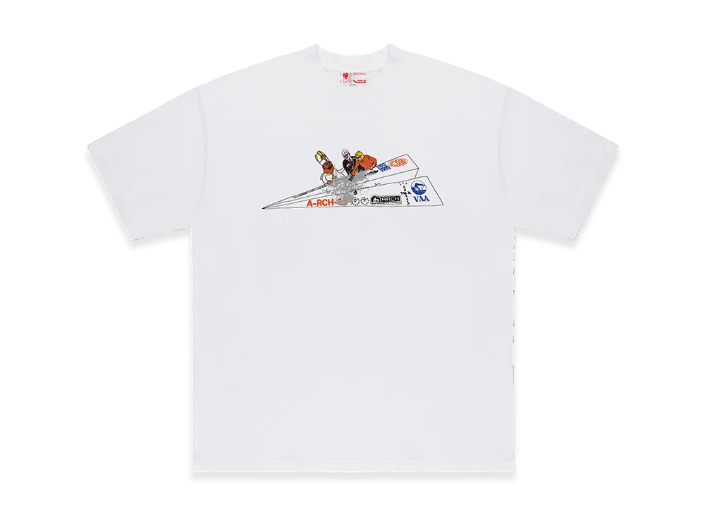 Travis Scott Cactus Jack x Virgil Abloh Archive x Architecture Paper Plane Tee "White"