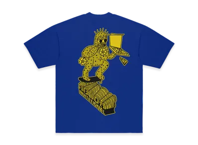 Travis Scott Cactus Jack x Virgil Abloh Archive x Architecture Cactus Skate Tee "Blue"