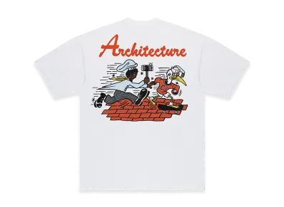 Travis Scott Cactus Jack x Virgil Abloh Archive x Architecture Chef Tee "White"