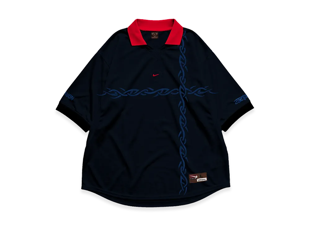 Travis Scott Cactus Jack x Nike Norway Total 90 Retro Jersey "Navy"
