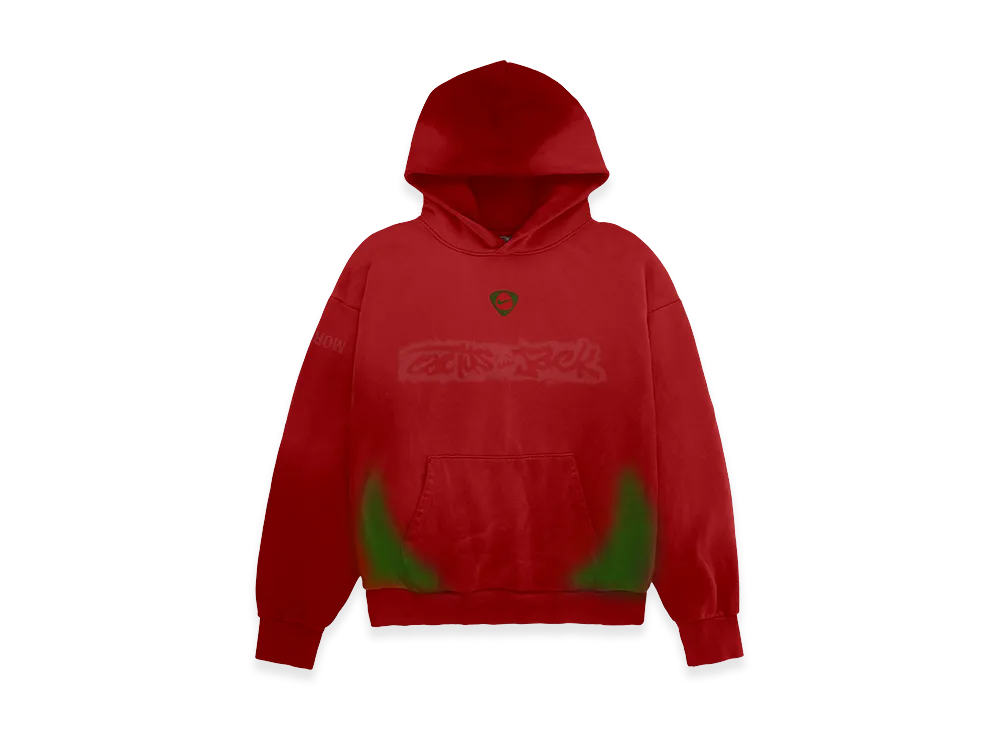 Travis Scott Cactus Jack x Nike Morocco Total 90 Hoodie "Red"