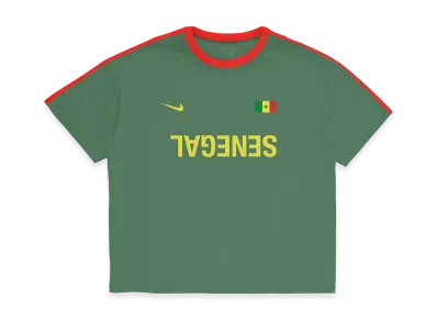 Travis Scott Cactus Jack x Nike Senegal Total 90 Tee "Green"