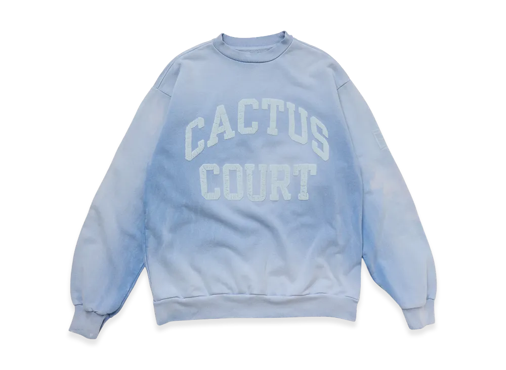 Travis Scott Cactus Jack x Nike Cactus Court Varsity Crewneck "Blue"