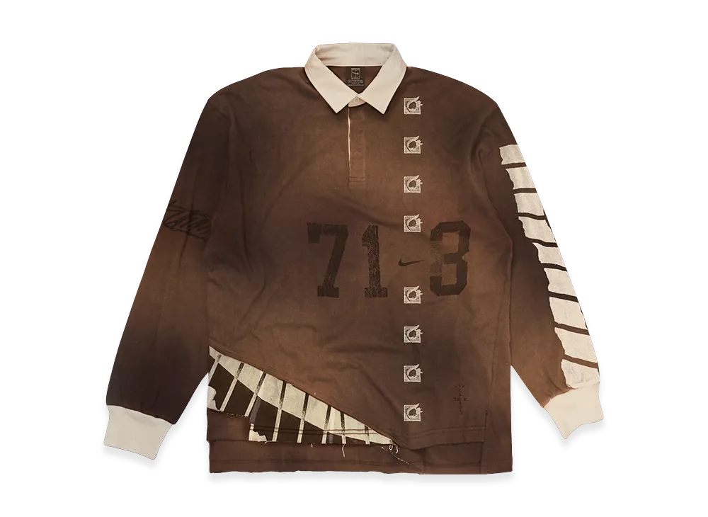 Travis Scott Cactus Jack x Nike 713 Rugby Longsleeve "Brown"