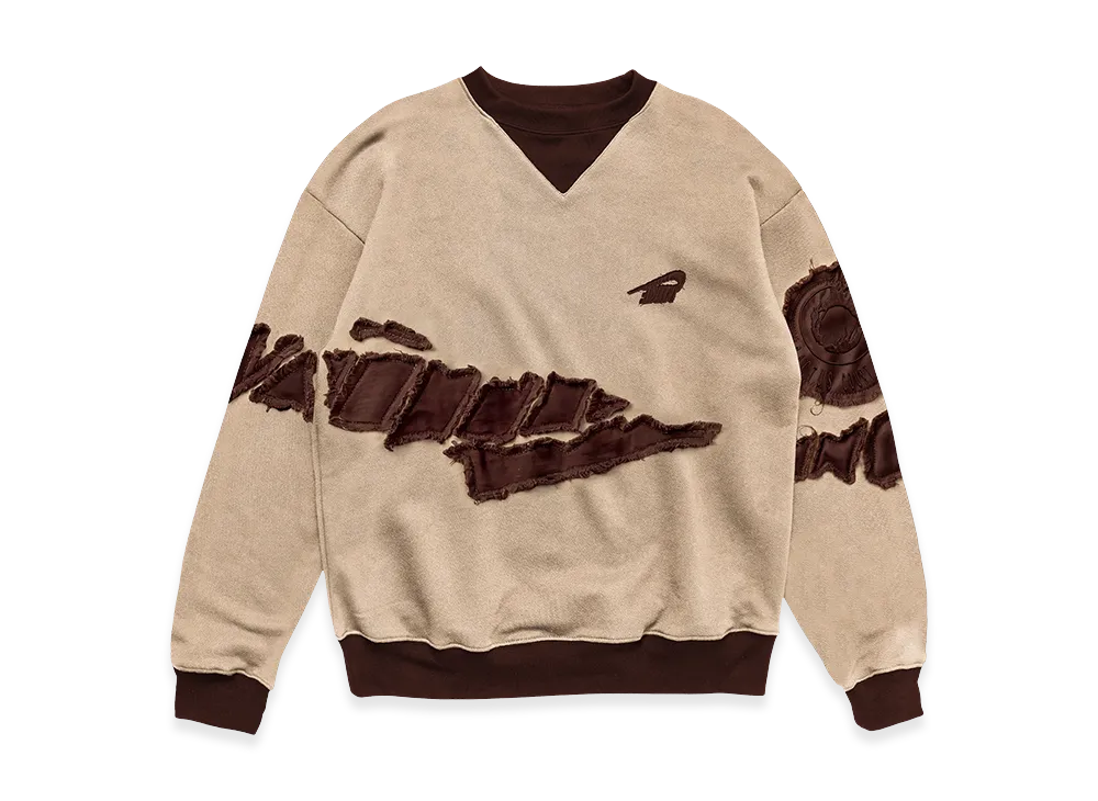 Travis Scott Cactus Jack x Nike Cactus Court Prep Applique Crewneck "Blue"