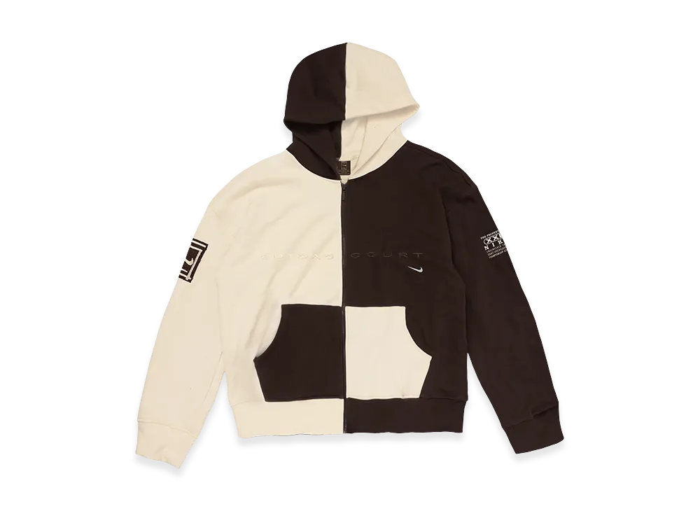 Travis Scott Cactus Jack x Nike Cactus Court Split Zip Hoodie "Beige/Brown"