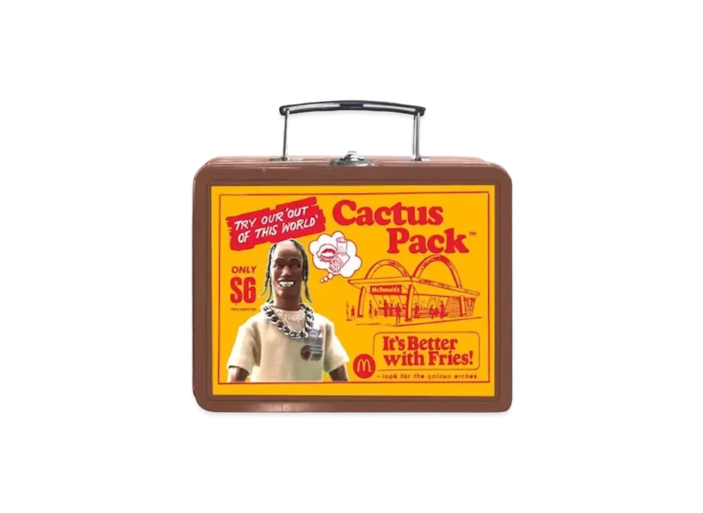 Travis Scott x McDonalds Cactus Pack Vintage Metal Lunchbox
