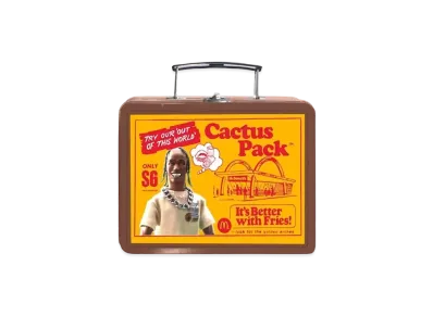 Travis Scott x McDonalds Cactus Pack Vintage Metal Lunchbox
