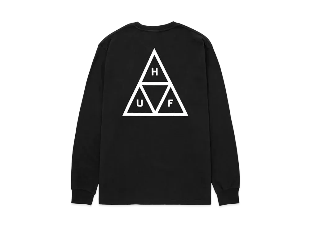 HUF Set TT LS Tee "Black"