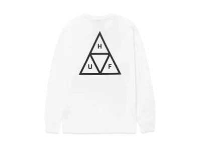 HUF Set TT LS Tee "White"