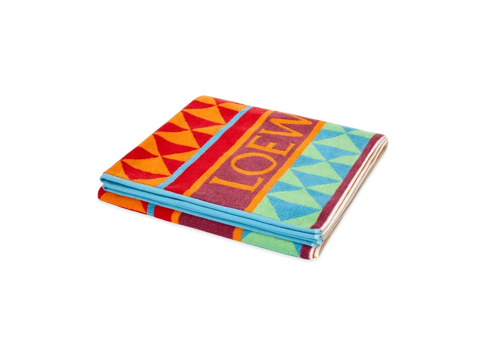 LOEWE Towel "Multicolor"