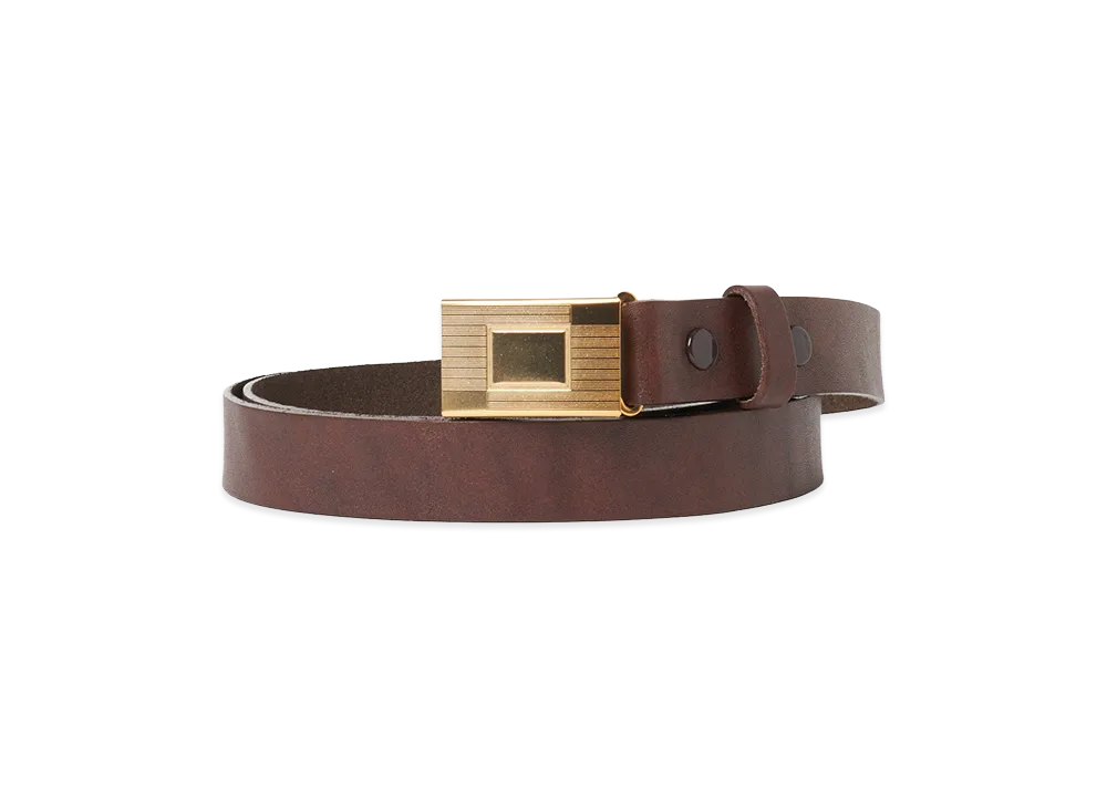 T.T Taiga Takahashi LOT.003 Hickok Belt "Mud Dyed Brown"