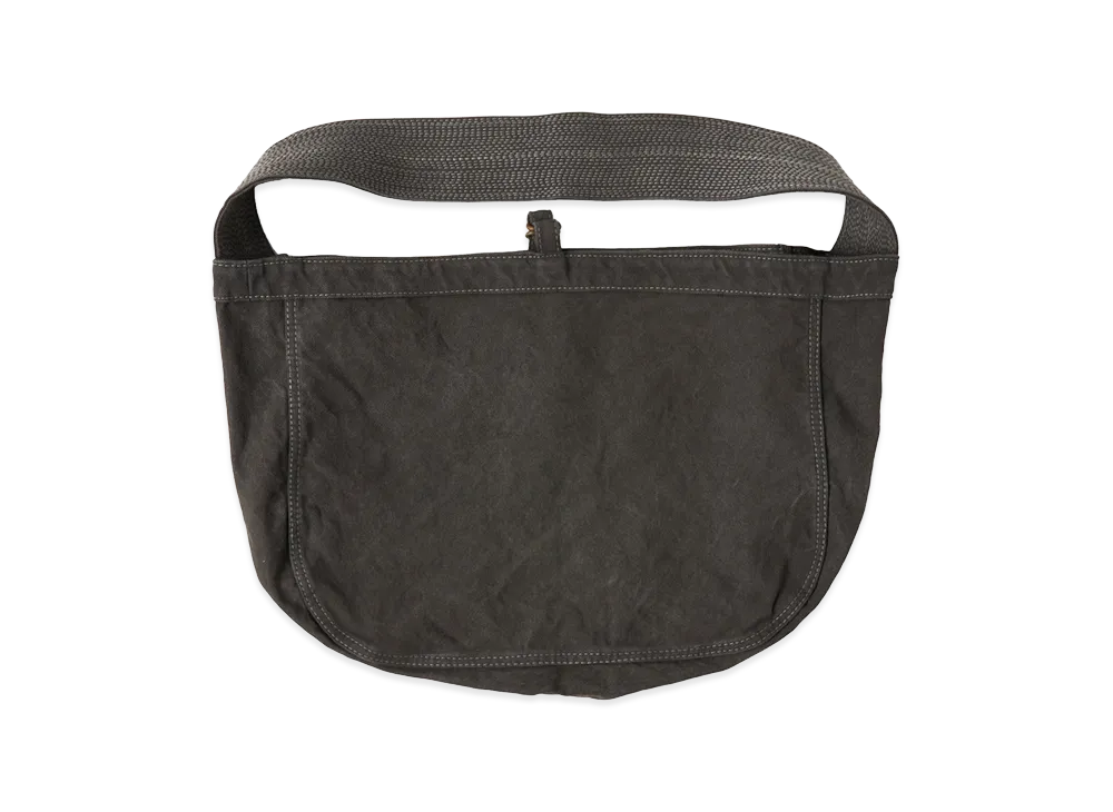 T.T Taiga Takahashi LOT.004 Newsboy Bag [Limited Color] "Logwood Dyed Charcoal"