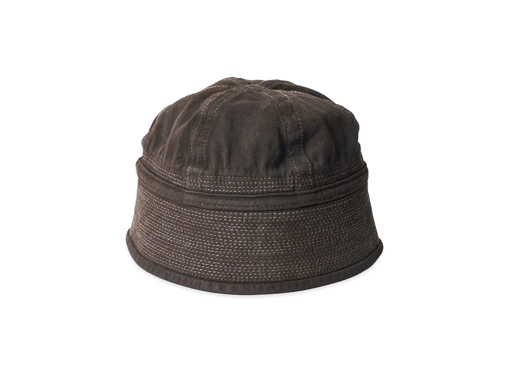 T.T Taiga Takahashi LOT.007 US Naval Hat "Mud Dyed Brown"