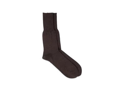 T.T Taiga Takahashi LOT.019 Socks "Dark Brown"