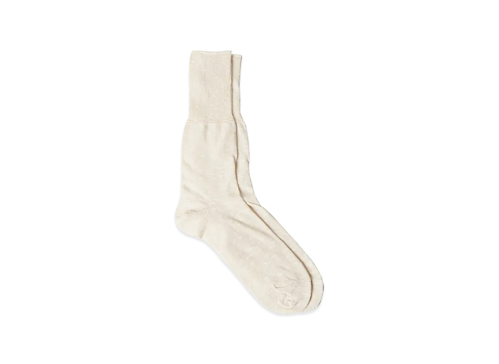 T.T Taiga Takahashi LOT.019 Socks "Ivory"