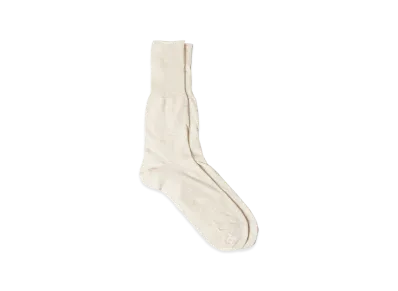 T.T Taiga Takahashi LOT.019 Socks "Ivory"