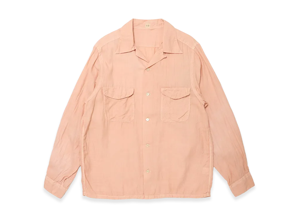 T.T Taiga Takahashi LOT.101 Open Collar Shirt "Sakura"