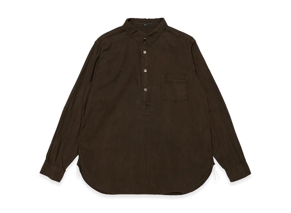 T.T Taiga Takahashi LOT.103 Work Shirt P/O "Mud Dyed Brown"