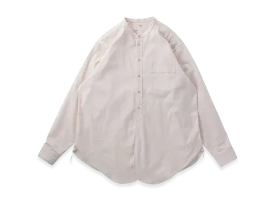 T.T Taiga Takahashi LOT.104 Band Collar Shirt "Ivory"