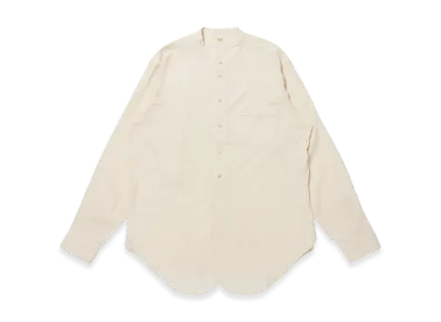 T.T Taiga Takahashi LOT.104 Band Collar Shirt "Ivory"