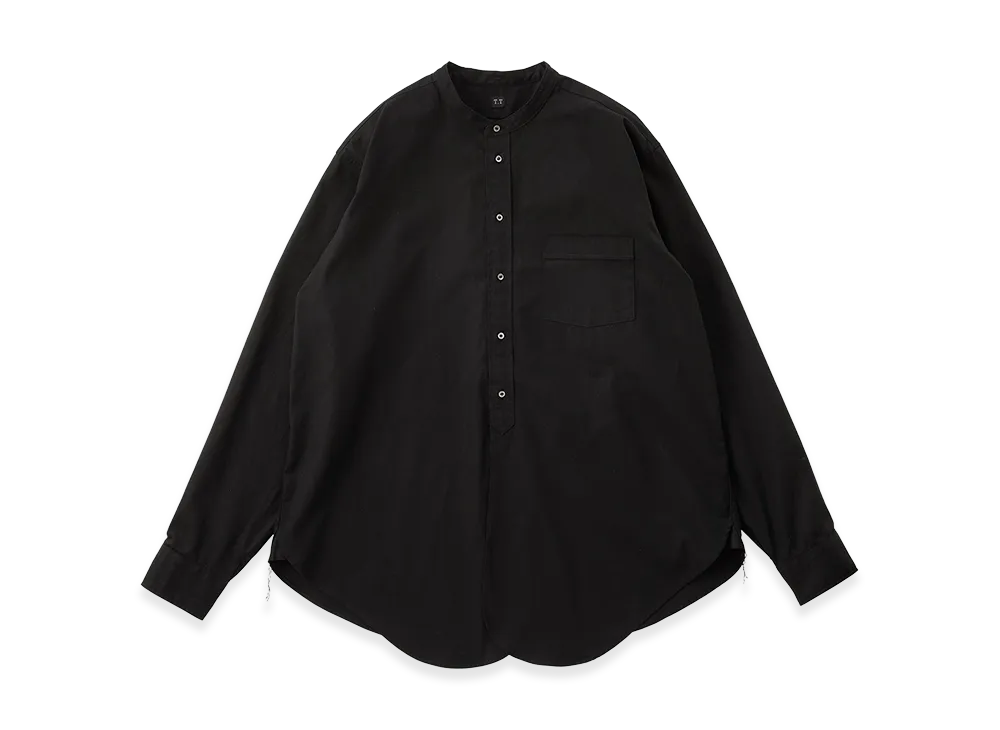 T.T Taiga Takahashi LOT.104 Band Collar Shirt "Black"