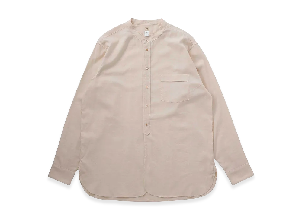 T.T Taiga Takahashi LOT.104 Band Collar Shirt "Ivory"