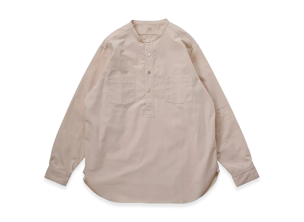 T.T Taiga Takahashi LOT.105 Band Collar Shirt P/O "Ivory"