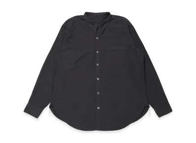 T.T Taiga Takahashi LOT.106 Narrow Collar Shirt "Charcoal Stripe"
