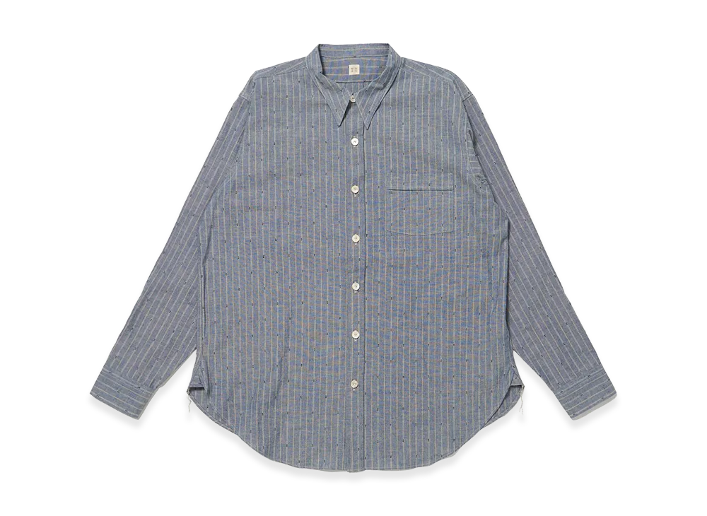 T.T Taiga Takahashi LOT.106 Narrow Collar Shirt "Indigo Chambray"