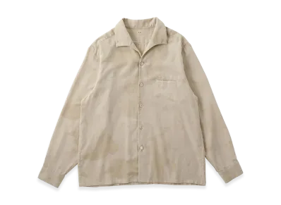 T.T Taiga Takahashi LOT.108 Italian Collar Shirt "Stain Print"