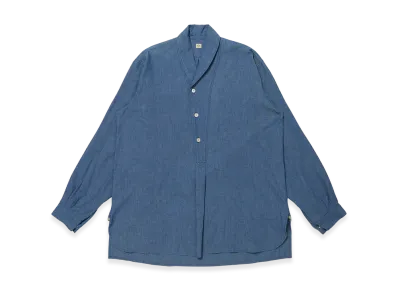 T.T Taiga Takahashi LOT.110 Shawl Collar Shirt "Indigo"
