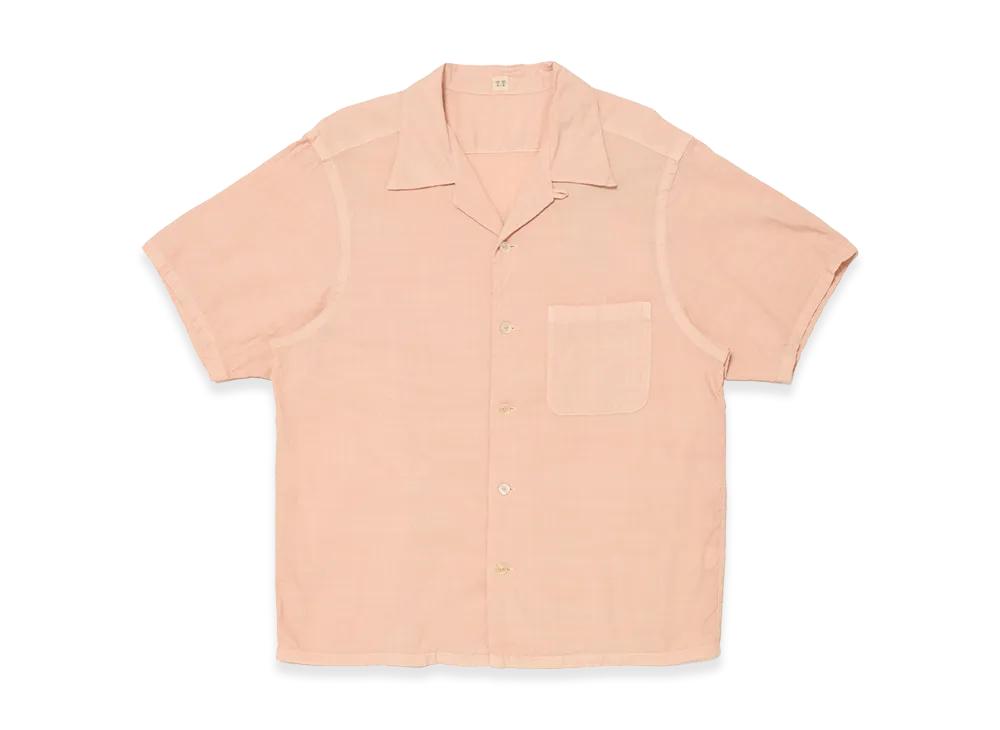 T.T Taiga Takahashi LOT.113 Open Collar Shirt "Sakura"
