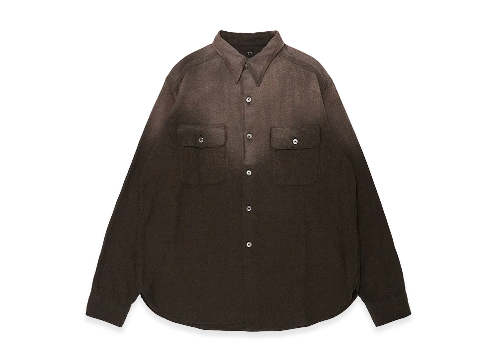 T.T Taiga Takahashi LOT.117 Work Shirt "Faded Brown"