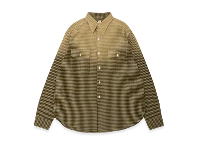 T.T Taiga Takahashi LOT.117 Work Shirt "Faded Beige Check"