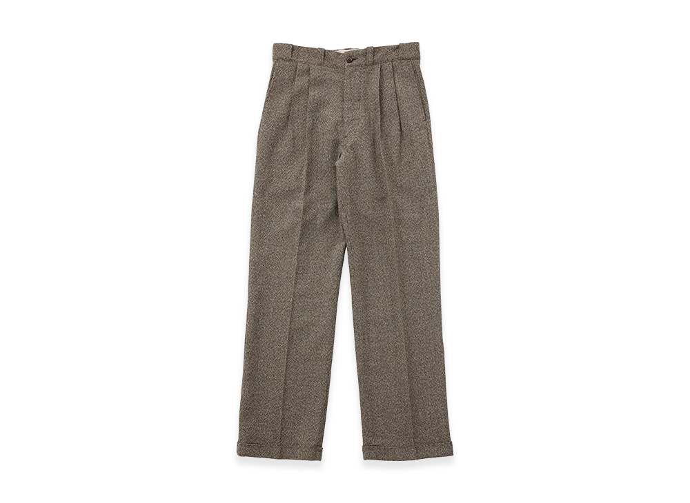 T.T Taiga Takahashi LOT.201 Work Trousers "Melange Brown"