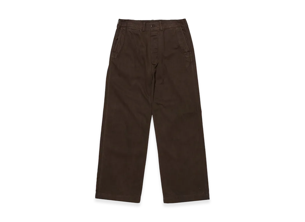 T.T Taiga Takahashi LOT.202 Engineer Trousers "Mud Dyed Brown"