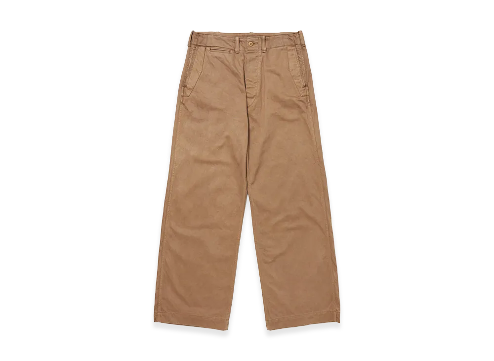 T.T Taiga Takahashi LOT.202 Engineer Trousers "Natural Dyed Beige"
