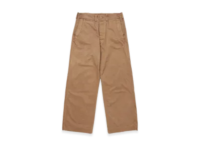 T.T Taiga Takahashi LOT.202 Engineer Trousers "Natural Dyed Beige"