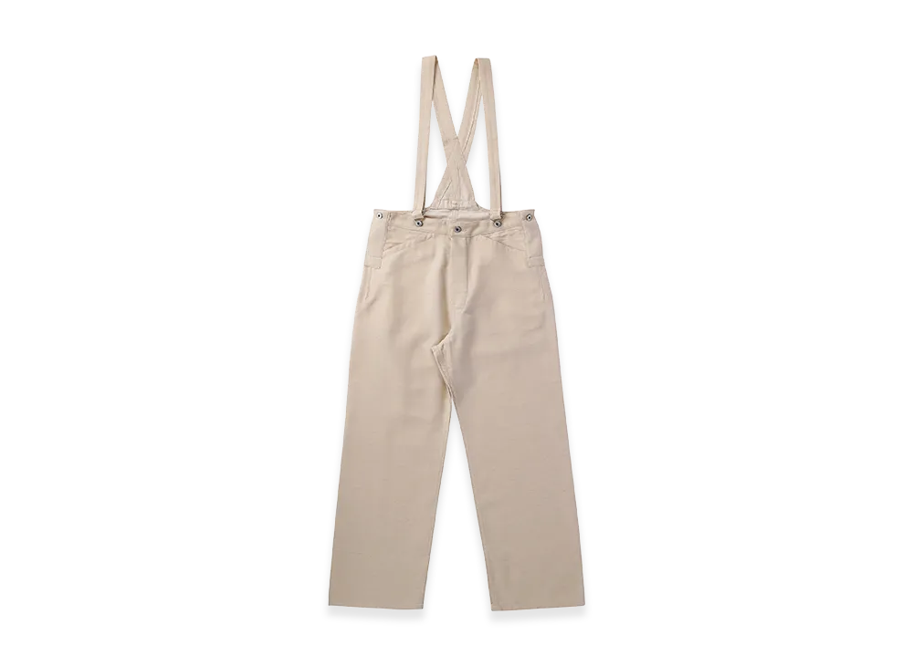 T.T Taiga Takahashi LOT.206 Braced Work Trousers "Ivory"