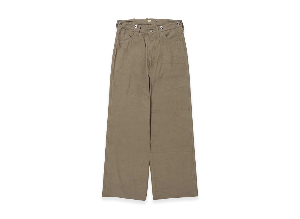 T.T Taiga Takahashi LOT.209 Buckle-Backed Trousers "Beige"
