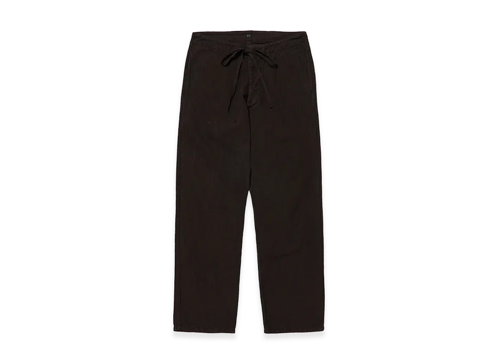T.T Taiga Takahashi LOT.216 Hospital Trousers "Mud Dyed Brown"