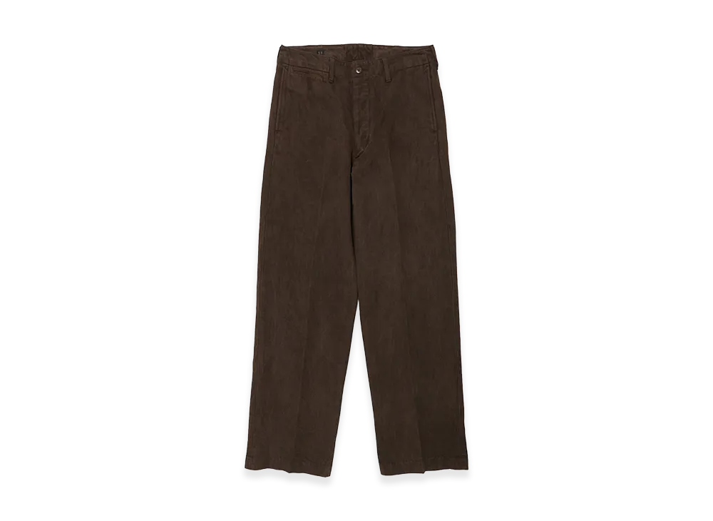 T.T Taiga Takahashi LOT.221 Field Trousers "Mud Dyed Brown"