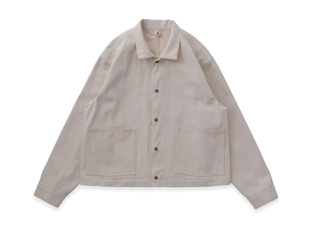 T.T Taiga Takahashi LOT.303 Coverall Jacket "Washed Ivory"