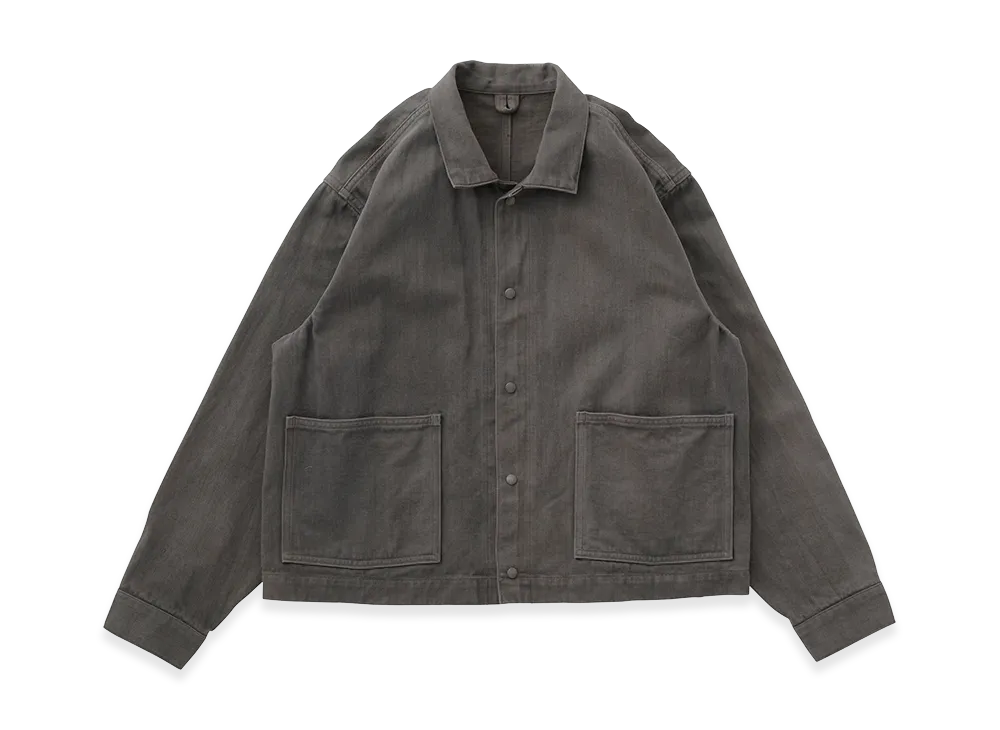 T.T Taiga Takahashi LOT.303 Coverall Jacket "Natural Dyed Logwood Gray"