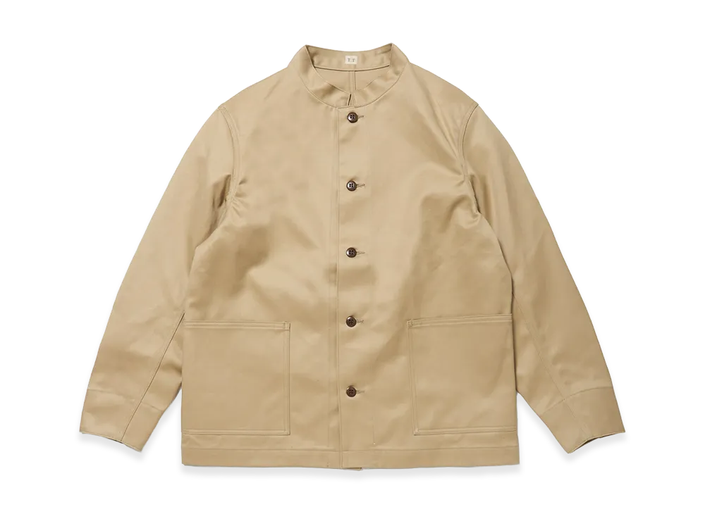 T.T Taiga Takahashi LOT.312 Stand Collar Jacket "Beige"
