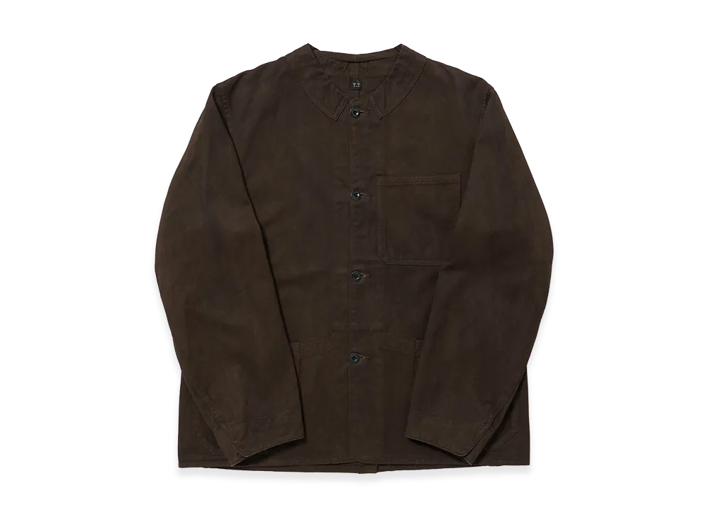 T.T Taiga Takahashi LOT.315 Railroad Jacket "Mud Dyed Brown"