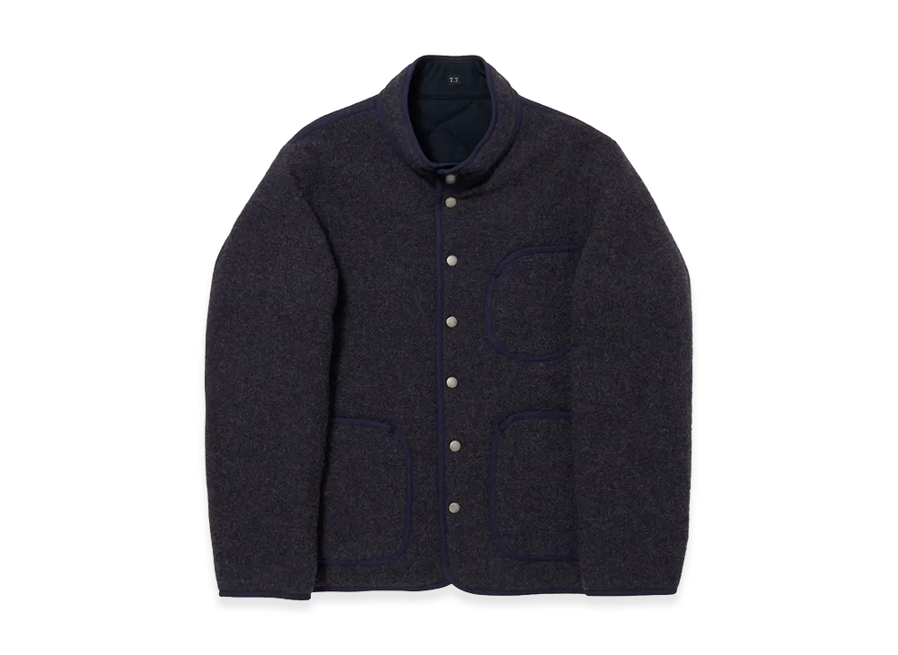 T.T Taiga Takahashi LOT.323 Quilt Lining Blanket Jacket "Navy"