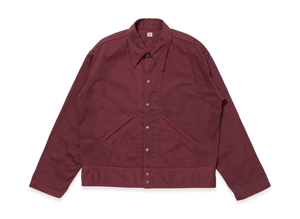 T.T Taiga Takahashi LOT.324 Usmd Convalescent Jacket "Natural Dyed Burgundy"
