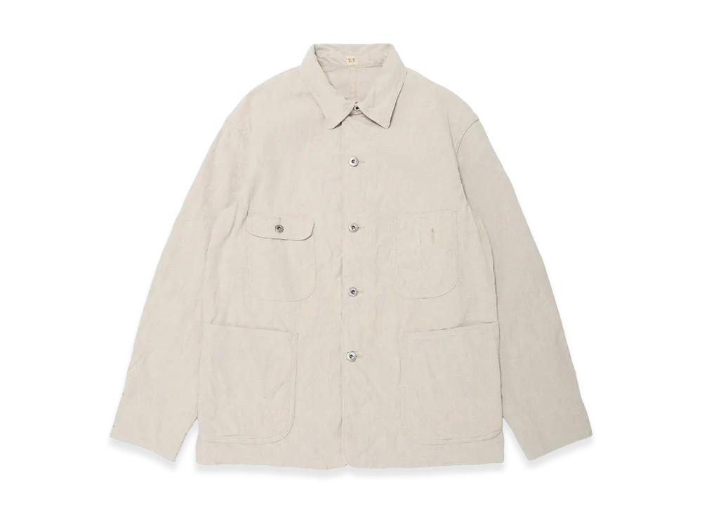 T.T Taiga Takahashi LOT.328 Coverall Jacket With Chinstrap "Ivory"